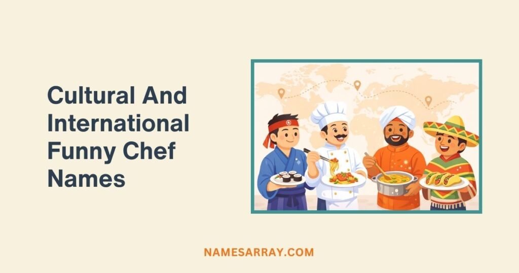 Cultural And International Funny Chef Names
