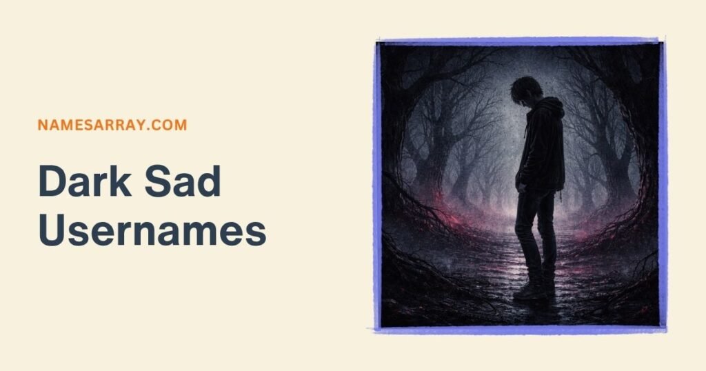 Dark Sad Usernames