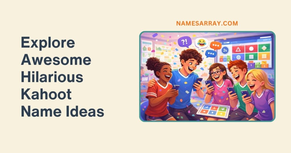 Explore Awesome Hilarious Kahoot Name Ideas