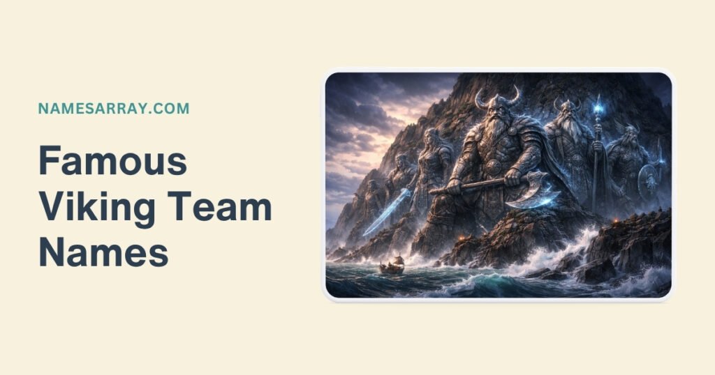 Famous Viking Team Names