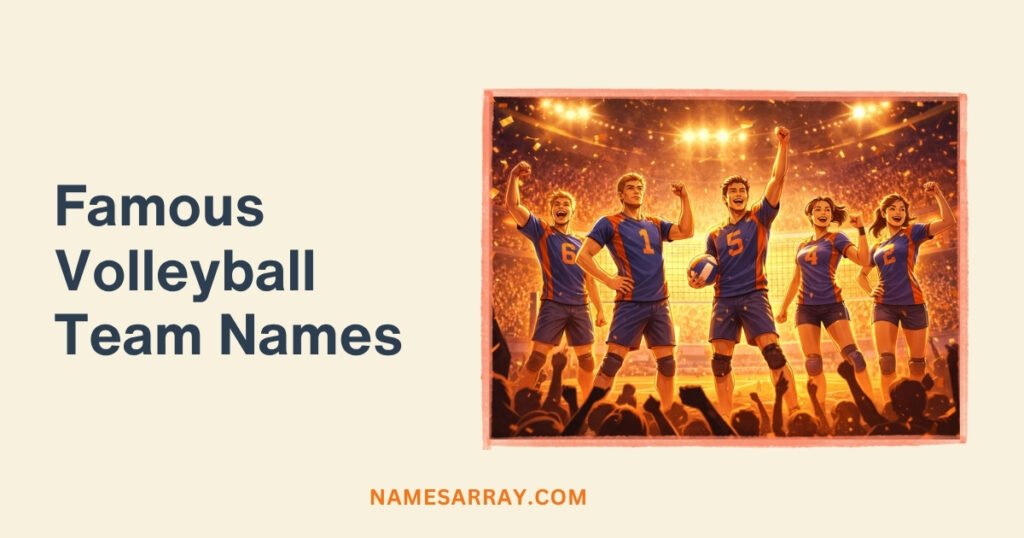 Famous Volleyball Team Names
