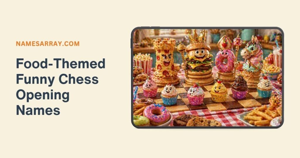Food-Themed Funny Chess Opening Names