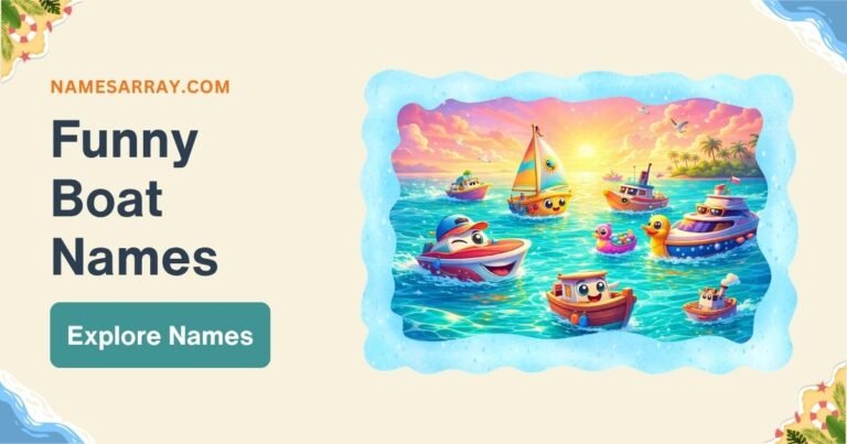 150+ Funny Boat Names With Meanings: Creative, Silly & Laugh-Out-Loud Name Ideas