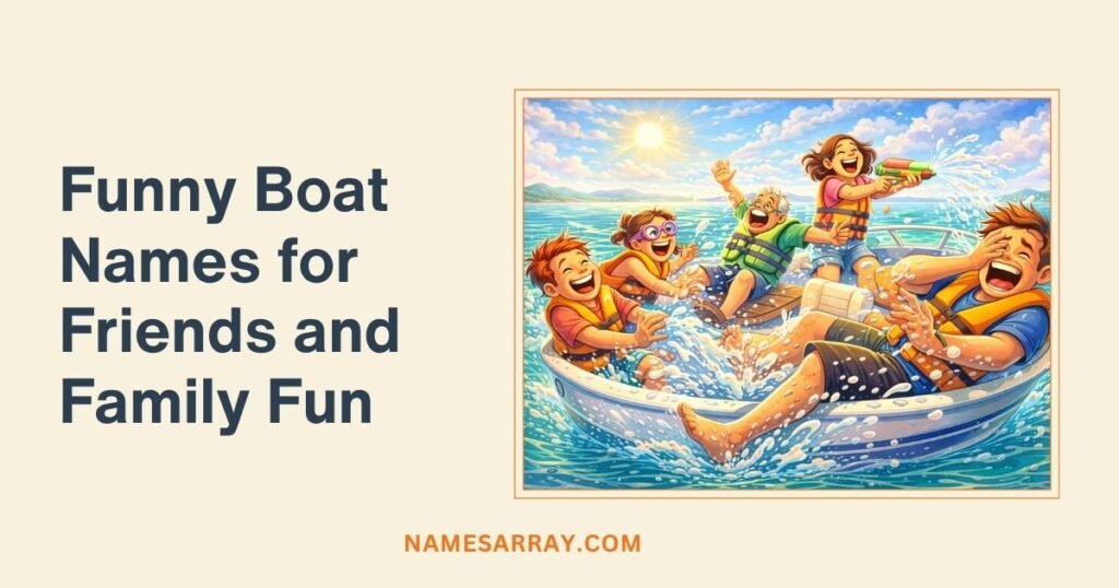 Funny Boat Names for Friends and Family Fun