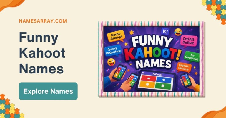 Funny Kahoot Names