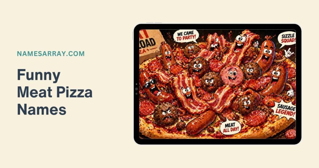 Funny Meat Pizza Names