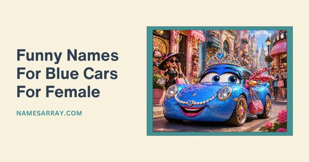 Funny Names For Blue Cars For Female