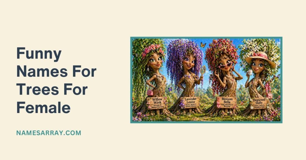 Funny Names For Trees Look Like Female 