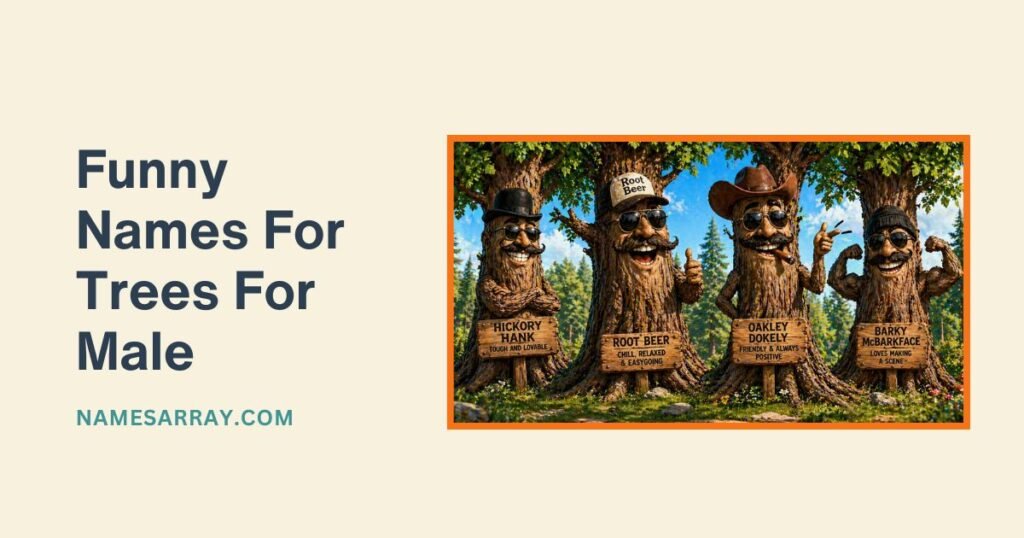 Funny Names For Male Trees