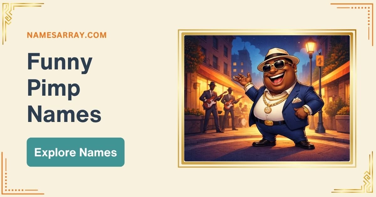 Funny Pimp Names Crazy, Cool & Comedy Gold 2026