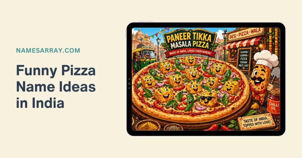 Funny Pizza Name Ideas in India