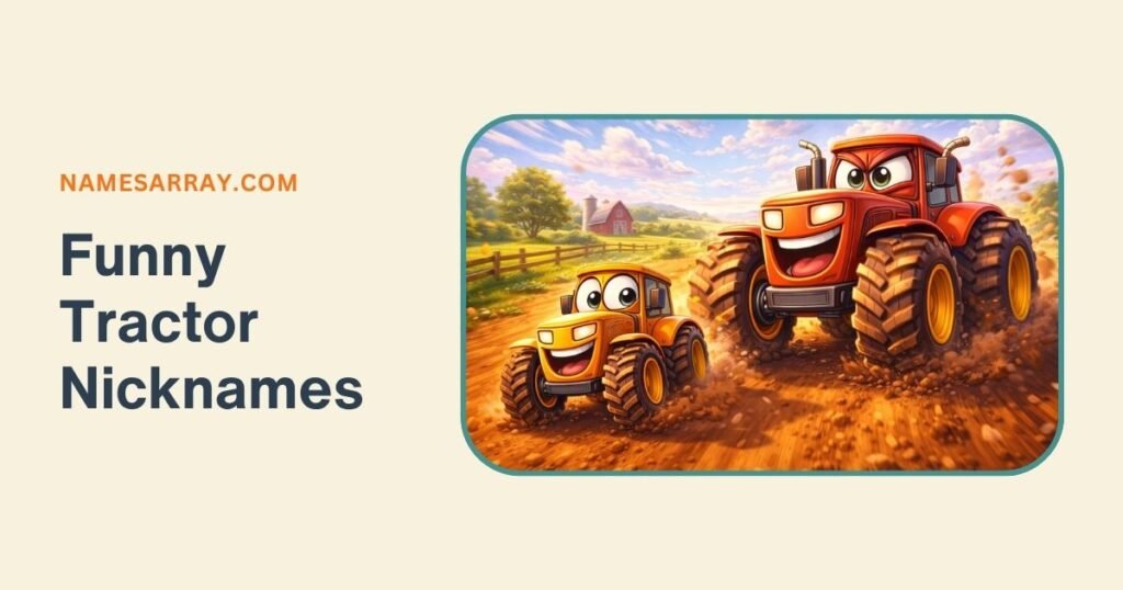 Funny Tractor Nicknames