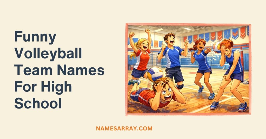 Funny Volleyball Team Names For High School