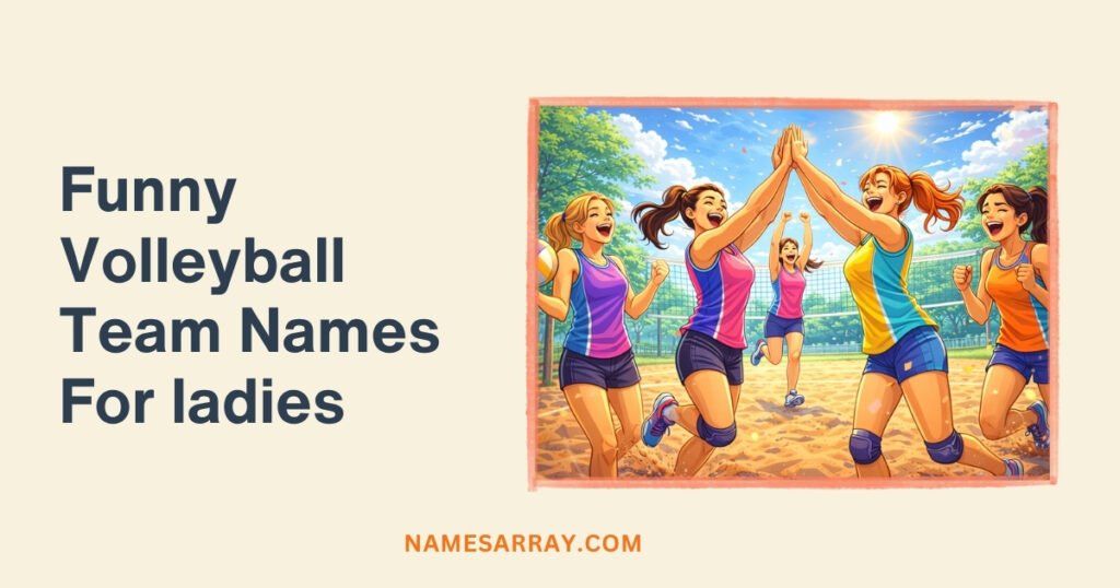 Funny Volleyball Team Names For Ladies