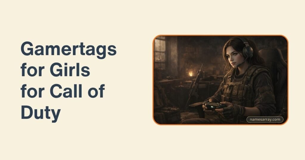 Gamertags for Girls for Call of Duty