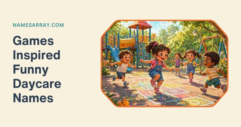 Kids Games Inspired Funny Daycare Names