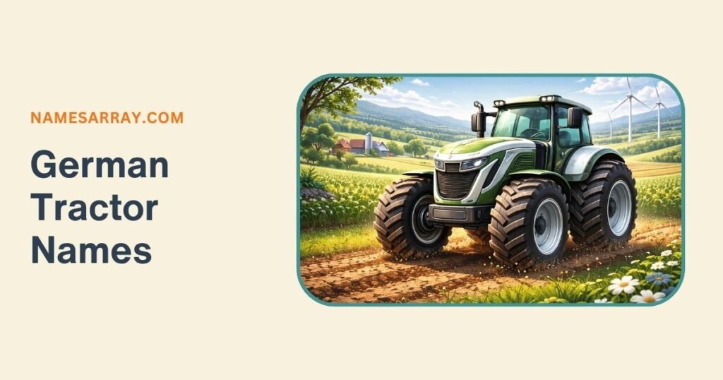 German Tractor Names