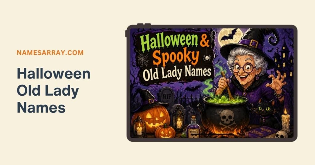 Halloween & Spooky Old Lady Names