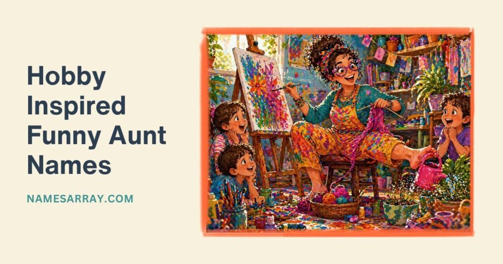 Hobby Inspired Funny Aunt Names
