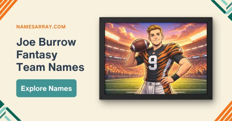 Joe Burrow Fantasy Team Names