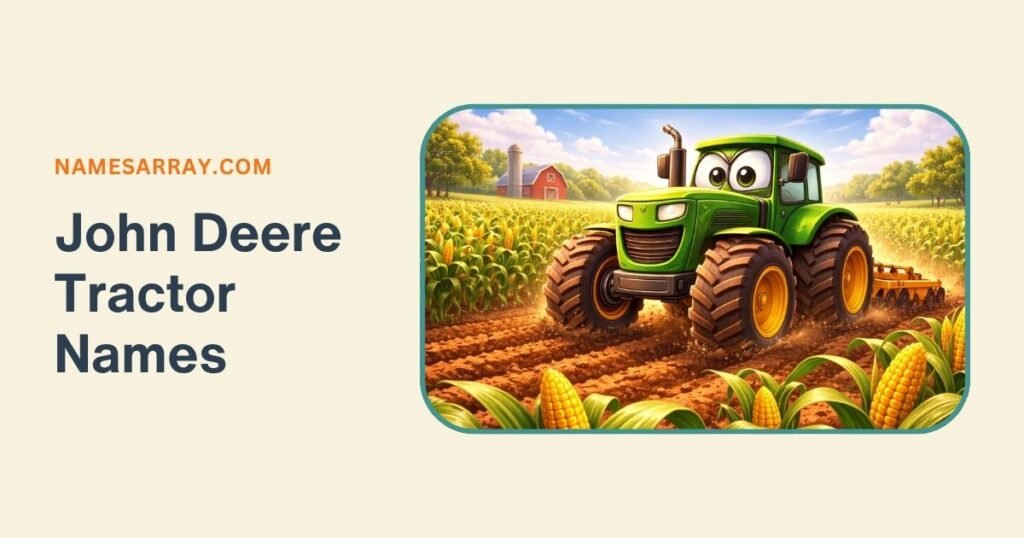 John Deere Tractor Names