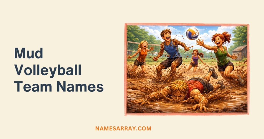 Mud Volleyball Team Names