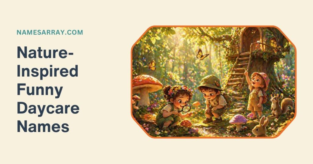 Nature-Inspired Funny Daycare Names