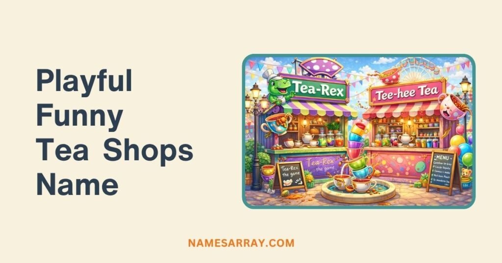 Playful Funny Tea Shop Names