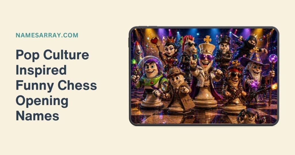 Pop Culture–Inspired Funny Chess Opening Names