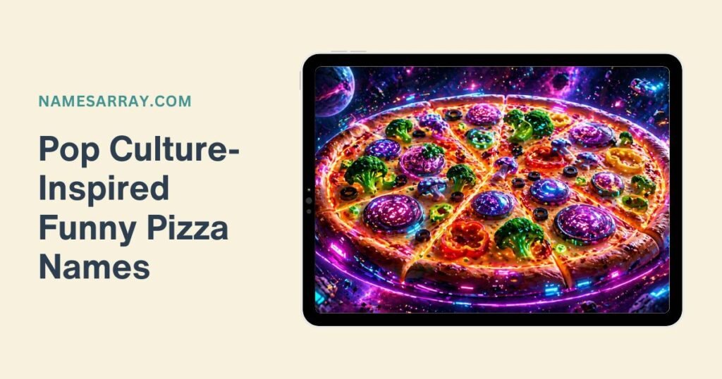 Pop Culture-Inspired Funny Pizza Names