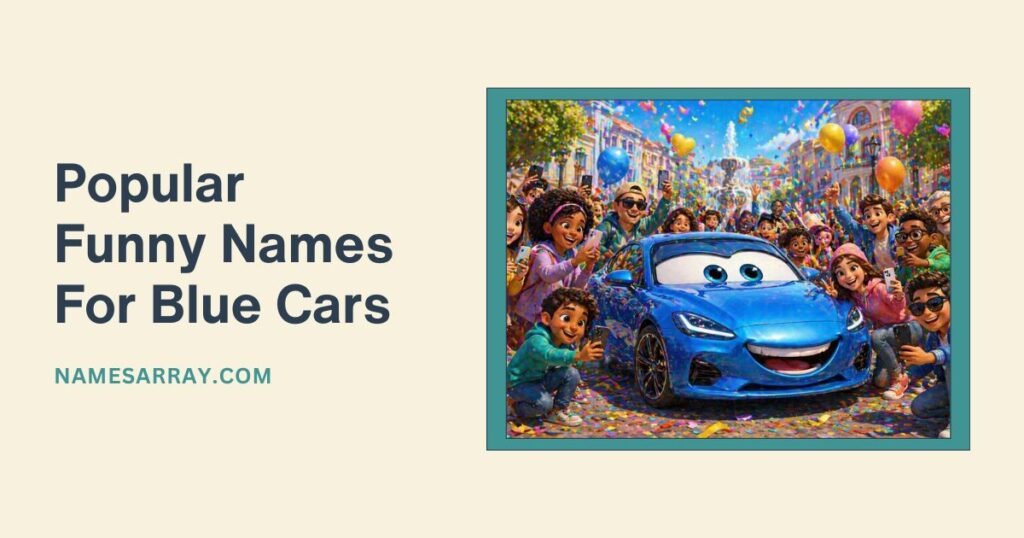 Popular Funny Names For Blue Cars