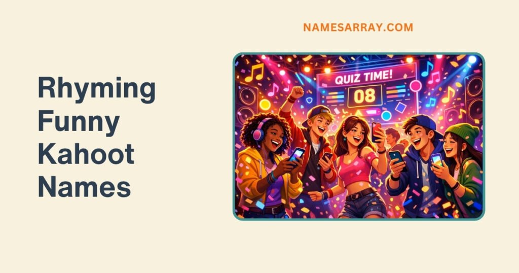 Rhyming Funny Kahoot Names: