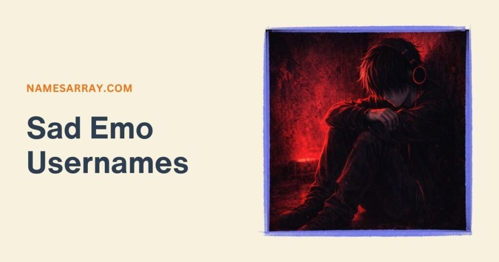Sad Emo Usernames