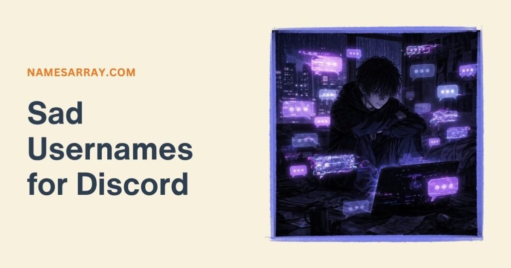 Sad Usernames for Discord