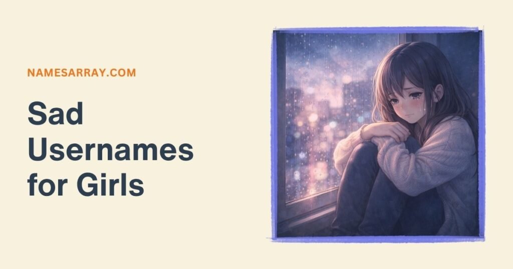 Sad Usernames for Girls
