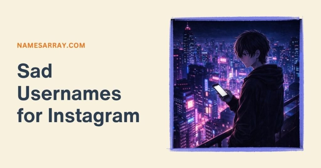Sad Usernames for Instagram