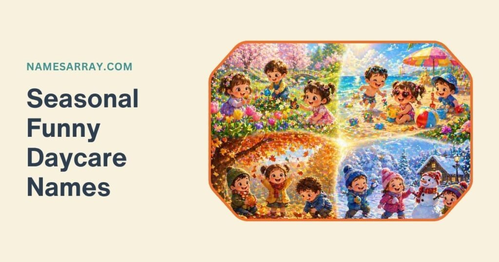 Seasonal Funny Daycare Names