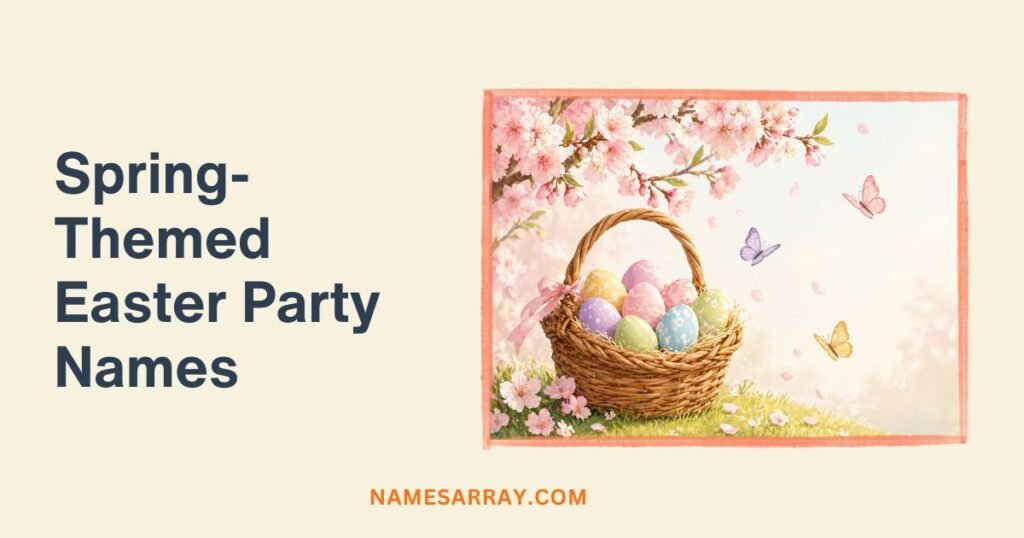 Spring-Themed Easter Party Names