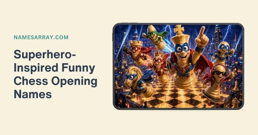 Superhero-Inspired Funny Chess Opening Names