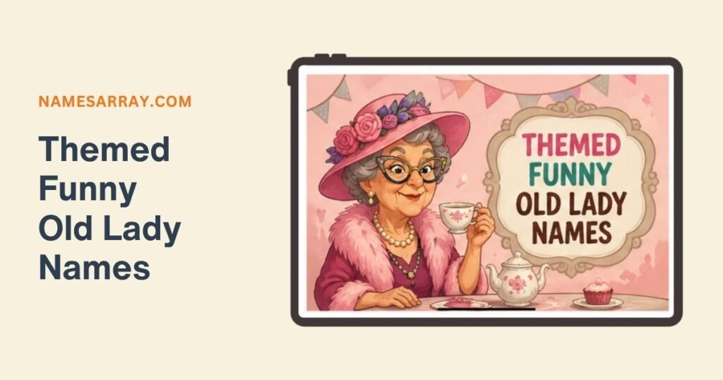 Themed Funny Old Lady Names