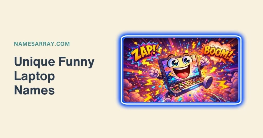 Unique Funny Laptop Names