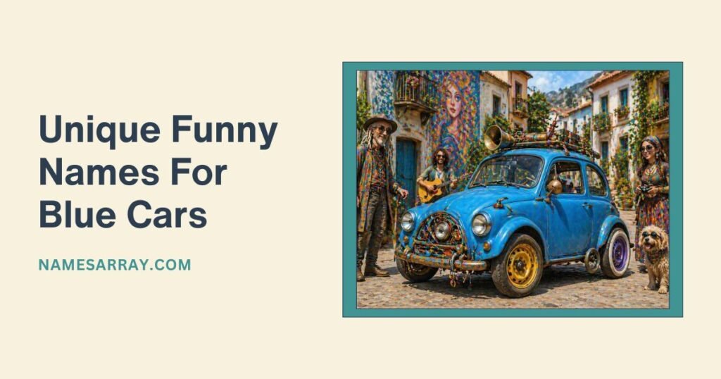 Unique Funny Names For Blue Cars