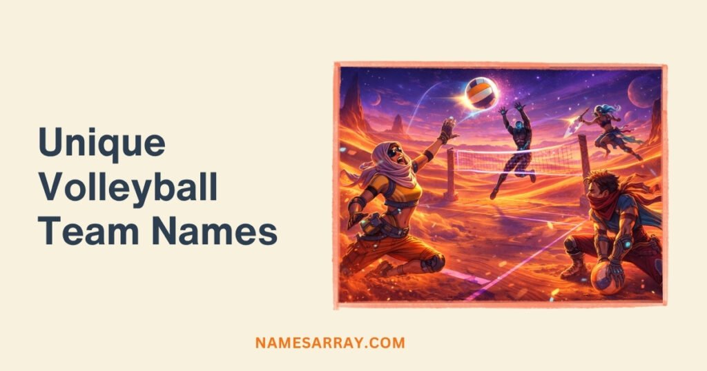 Unique Volleyball Team Names