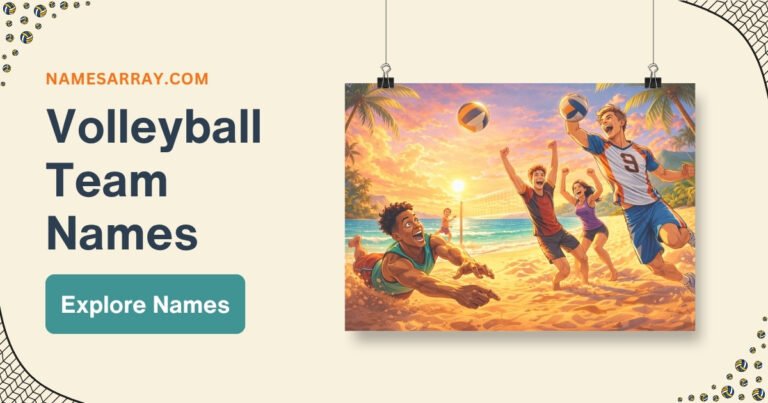 Volleyball Team Names.