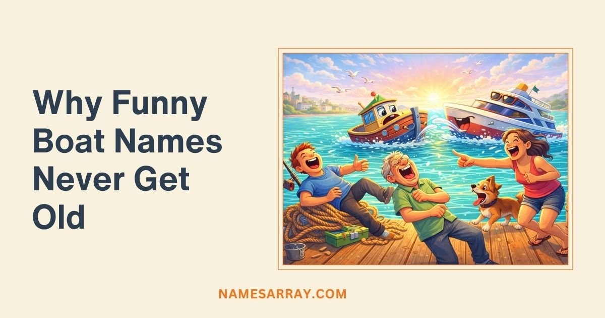 Boat Names Meaning 150+ Funny Boat Names With Meanings: Creative, Silly & Laugh-Out-Loud ...