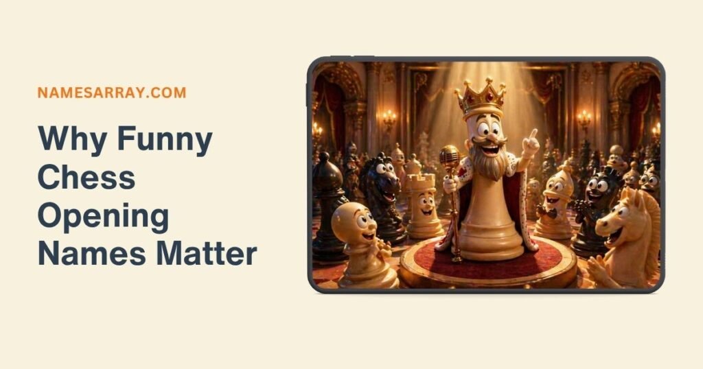 Why Funny Chess Opening Names Matter