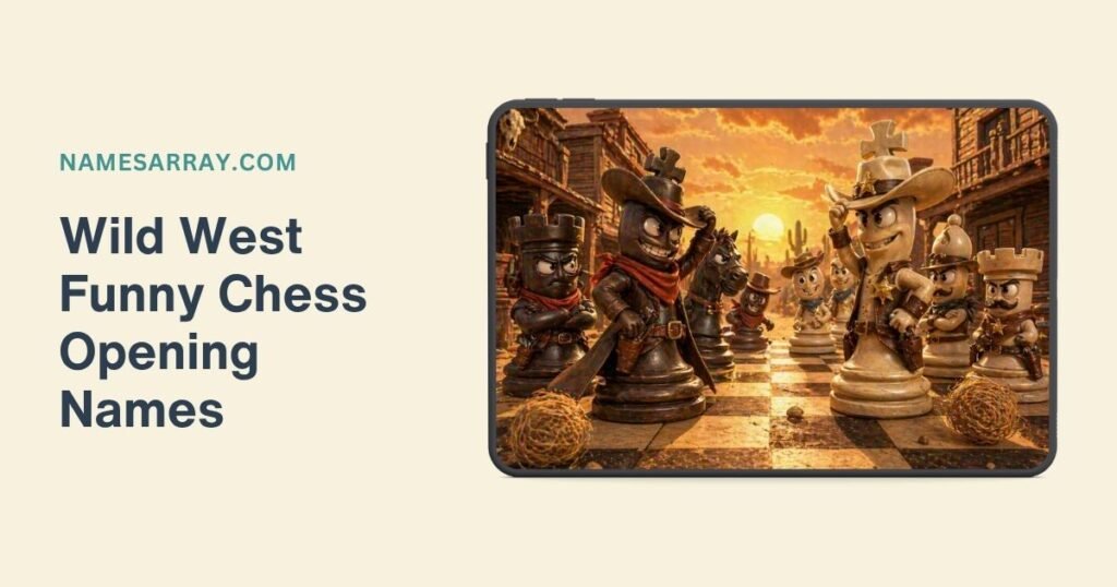 Wild West Funny Chess Opening Names