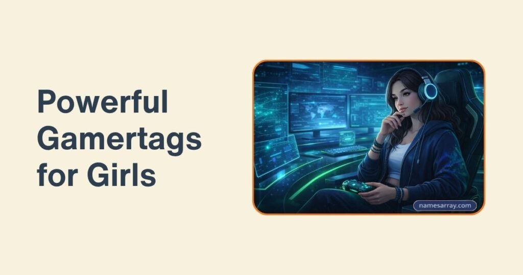 Powerful Gamertags for Girls