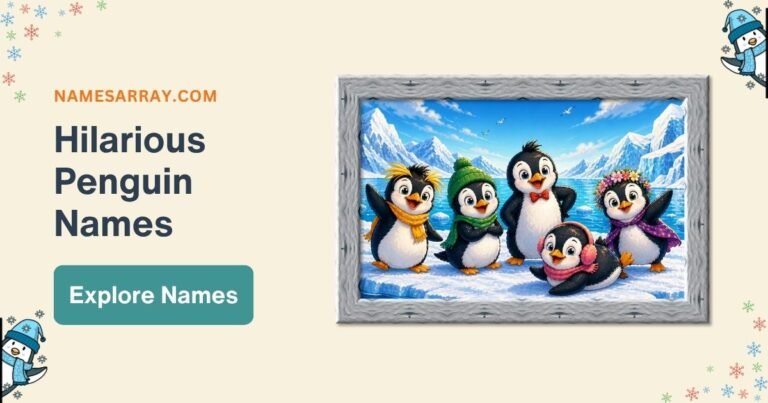 Adorable and Hilarious Penguin Names
