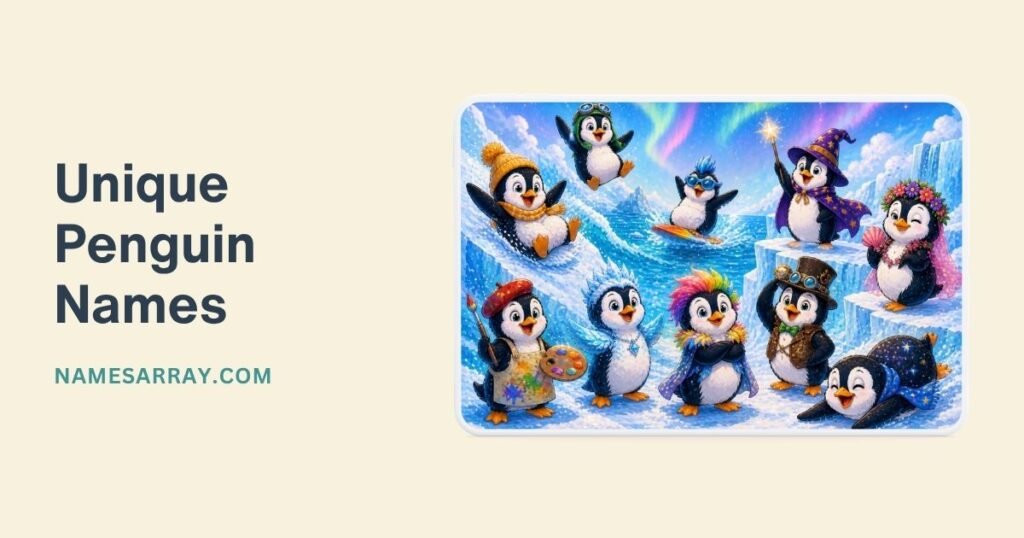 Unique Penguin Names